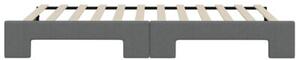 Sofa rozsuwana, ciemnoszara, 90x200 cm, tkanina