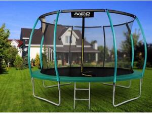 Trampolina NEO-SPORT NS-14C181 FI 435 cm Czarno-zielony