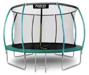 Trampolina NEO-SPORT NS-14C181 FI 435 cm Czarno-zielony