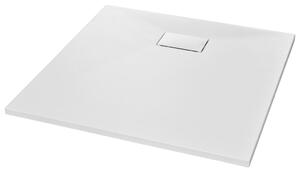 Brodzik prysznicowy, SMC, biały, 80 x 80 cm