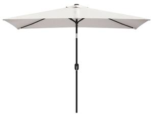 Prostokątny parasol ogrodowy, biały, 200x300 cm