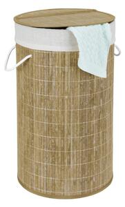 Bambusowy kosz na pranie Wenko Biana, 55 l
