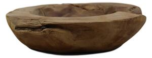 Misa na owoce z drewna tekowego HSM Collection Mara, 20 cm