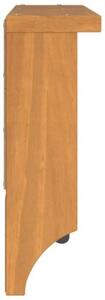 Wieszak ścienny na ubrania sandnes 87x12x35cm drewno lite sosna