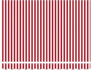 Stylowy składany parasol przeciwsłoneczny z czerwono-białym paskiem 350 x 250 cm
