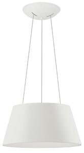Biała lampa wisząca Grande w stylu klasycznym