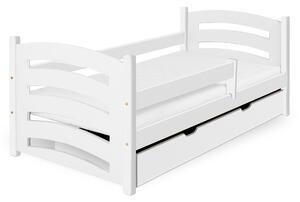 Łóżko dziecięce Mela 80 x 160 cm, białe Stelaż: Bez stelaża, Materac: Materac COMFY HR 8 cm