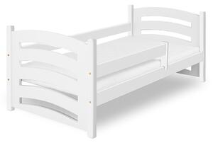 Łóżko dziecięce Mela 80 x 160 cm, białe Stelaż: Bez stelaża, Materac: Materac COMFY HR 8 cm