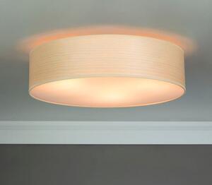Lampa sufitowa z forniru w kolorze bielonego drewna bukowego Sotto Luce TSURI, Ø 40 cm
