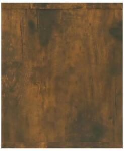 Regał na książki/szafka rtv, przydymiony dąb, 143x30x36 cm