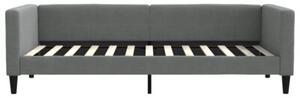 Sofa rozsuwana, ciemnoszara, 90x200 cm, tkanina