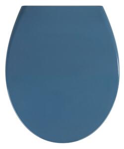Granatowa deska sedesowa z łatwym domknięciem Wenko Samos, 44,5x37,5 cm