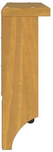 Wieszak ścienny na ubrania sandnes 45x12x35cm drewno lite sosna