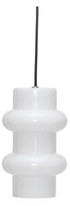 Biała szklana lampa wisząca ø 15 cm Pilule – Hübsch