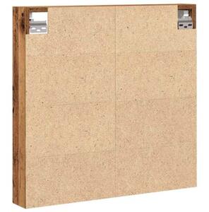 Witryna stare drewno 60 x 8,5 x 58 cm materiał drewnopochodny
