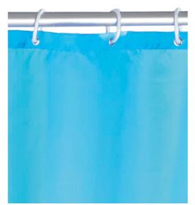 Jasnoniebieska zasłona prysznicowa z warstwą przeciw pleśni Wenko, 180x200 cm