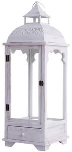 Lampion MY HOME White Cubby 66609 Biały