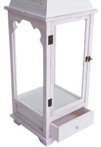 Lampion MY HOME White Cubby 66609 Biały