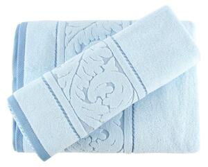Zestaw 2 niebieskich ręczników Foutastic