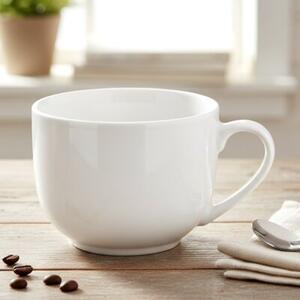 Kubek porcelanowy biały MONA XL 650 ML