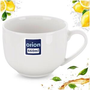 Kubek porcelanowy biały MONA XL 650 ML