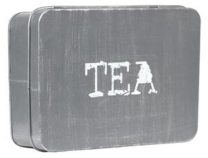 Szare pojemnik metalowy na herbatę LABEL51