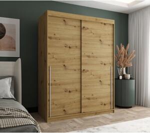 Szafa przesuwna Garderoba SIMA T 150 artisan + u. srebrny