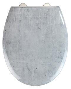 Deska sedesowa wolnoopadająca Wenko Easy Concrete, 44,5x37 cm