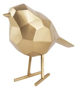 Figurka dekoracyjna w kolorze złota w kształcie ptaszka PT LIVING Bird Small Statue