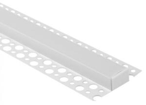 Profil do taśm LED GNS02 natynkowy biały + klosz mrożony 2m Ecolight