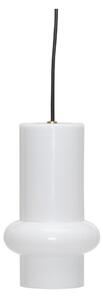 Biała szklana lampa wisząca ø 15 cm Pilule – Hübsch