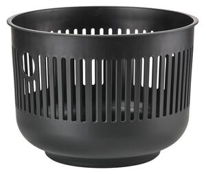 Czarny plastikowy kosz na pranie 35 l Ume – Zone