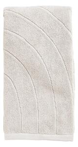 Jasnoszary bawełniany ręcznik frotte 50x100 cm Time – Zone