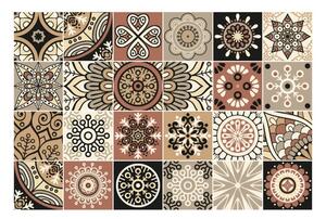 Zestaw 24 naklejek ściennych Ambiance Wall Stickers Tiles Piura, 15x15 cm