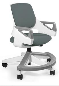 Ergonomiczny fotel dla dziecka ROOKEE szary tkanina
