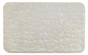 Beżowy dywanik łazienkowy z pianką z pamięcią kształtu Wenko Beige, 80x50 cm