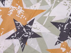 Pościel bawełniana BROWN STARS biała Rozmiar pościeli: 70 x 90 cm | 140 x 200 cm