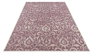 Fioletowo-beżowy dywan odpowiedni na zewnątrz NORTHRUGS Hatta, 70x140 cm