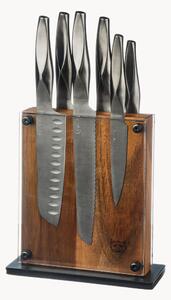 Komplet noży w bloku z drewna akacjowego Rauma, 7 elem