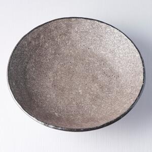 Beżowa miska ceramiczna na zupę MIJ Earth, ø 24 cm