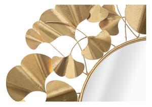 Lustro ścienne w kolorze złota Mauro Ferretti Leaf Gold, ø 81 cm