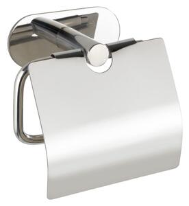 Nierdzewny uchwyt na papier toaletowy bez konieczności wiercenia Wenko Turbo-Loc® Orea Shine Cover