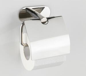 Nierdzewny uchwyt na papier toaletowy bez konieczności wiercenia Wenko Turbo-Loc® Orea Shine Cover