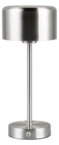 Lampa stołowa LED w kolorze srebra ze ściemniaczem (wys. 30 cm) Jeff – Trio