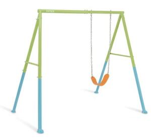 Solidna kolorowa huśtawka ogrodowa 3w1 Intex 44120 z wymienną rurą