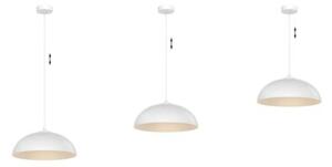 Lampa wisząca Light Home LH Misa 1xE27 klosz 37cm biały/kaszmir