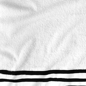 Zestaw 2 bawełnianych ręczników Blanc Stripes