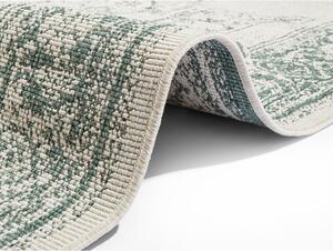 Zielono-kremowy dywan odpowiedni na zewnątrz NORTHRUGS Borbon, 200x290 cm
