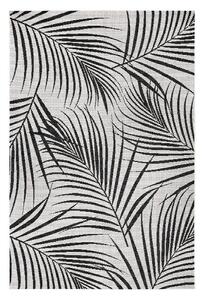 Czarno-szary dywan odpowiedni na zewnątrz Ragami Flora, 120x170 cm