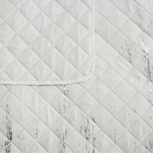 Narzuta EUROFIRANY D91 Blink 1 200 x 220 cm Biało-srebrny